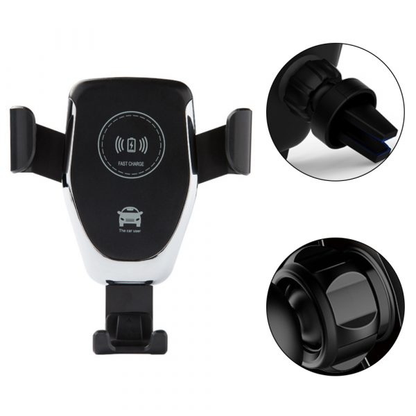 10W QI Wireless Charger Car Mount Holder Stand_2