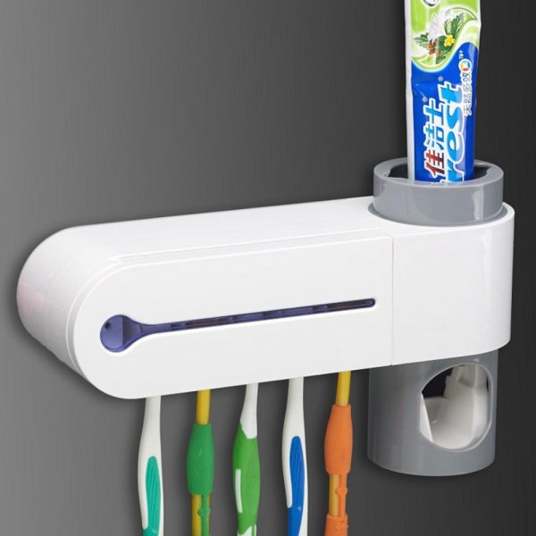 Antibacterial disinfection UV toothbrush holder- USB Charging_5