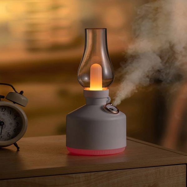 Kerosene Lamp Portable Air Humidifier and Oil Diffuser- USB Charging_6