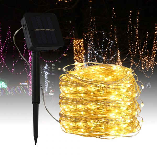 200LED Solar Powered String Fairy Light for Outdoor Decoration_8