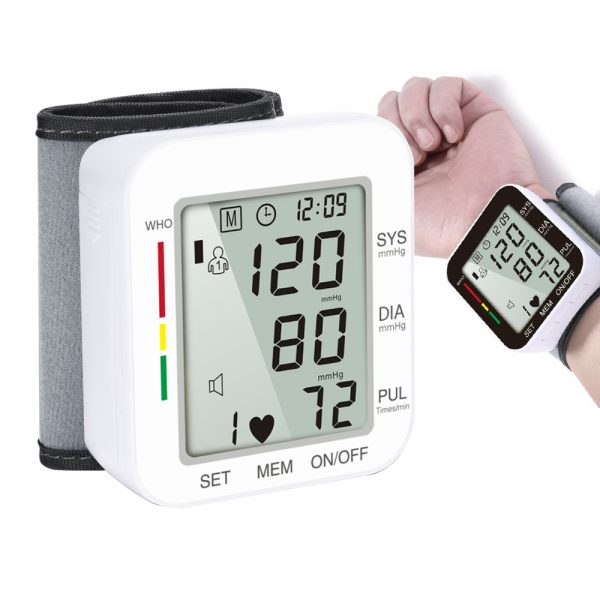 Digital Automatic Wrist Blood Pressure Monitor_0