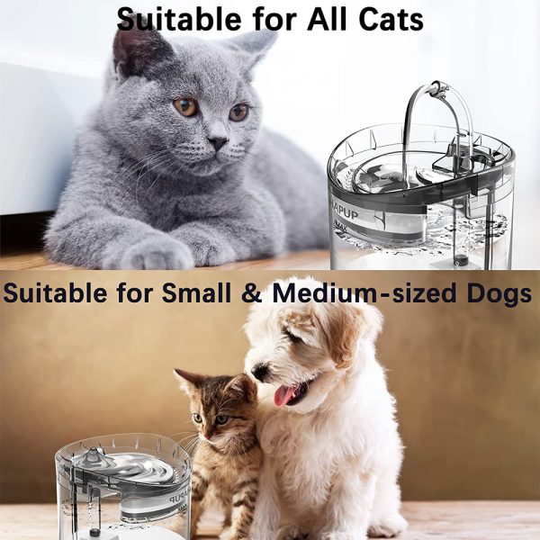 USB Interface Automatic Induction Pet Drinking Water Fountain_8