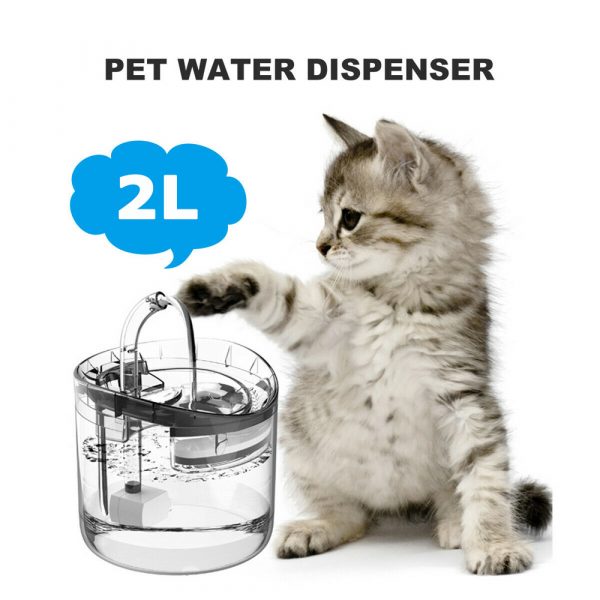 USB Interface Automatic Induction Pet Drinking Water Fountain_11