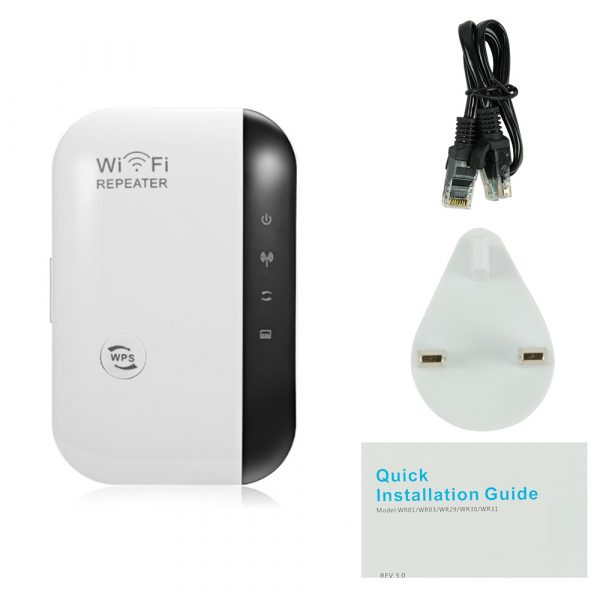 Wireless Wi-Fi Repeater and Signal Amplifier Extender Router 300Mbps Wi-Fi Booster 2.4G Wi-Fi Range Ultra boost Access Point_3
