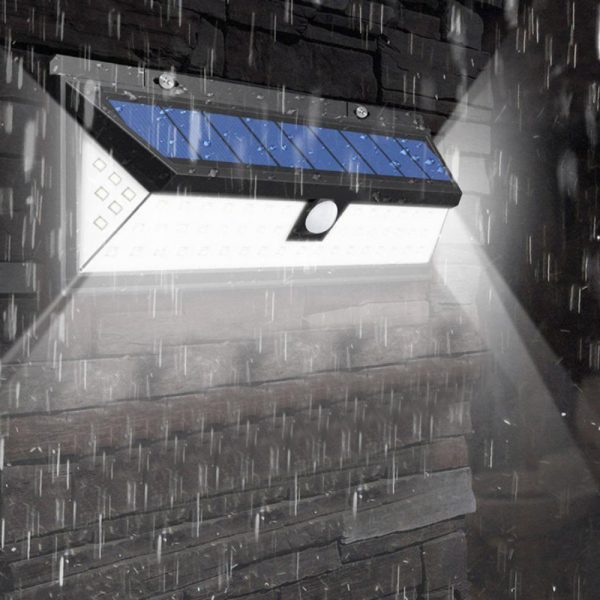 Large Weatherproof Solar Sensor 86-LED Lights_7