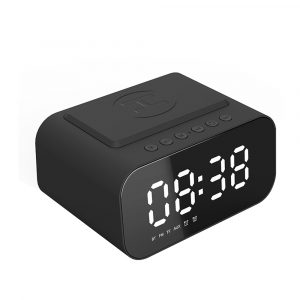 3-in-1 Wireless Bluetooth Speaker, Charger, and Alarm Clock- USB Power Supply