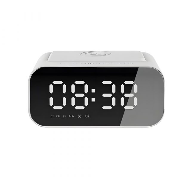 3-in-1 Wireless Bluetooth Speaker, Charger, and Alarm Clock- USB Power Supply_3