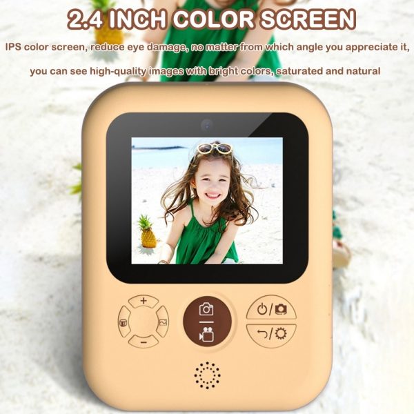 Thermal Printing Children's Camera dual cameras with 2.4 inch HD screen- USB Charging_4