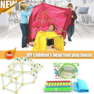 Kids Construction Fortress or Fort Building Kit