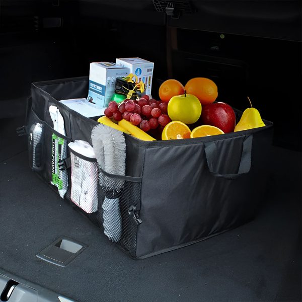 Folding Car Rear Trunk Storage Bag Travel Organizer Big Capacity Box_9