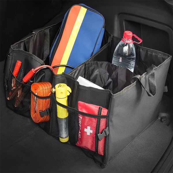 Folding Car Rear Trunk Storage Bag Travel Organizer Big Capacity Box_11