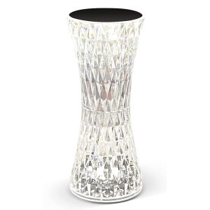 3D Crystal Touch Lamp for Home Decoration – USB Rechargeable