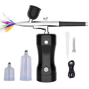 Portable Airbrush Kit Mini Cordless Airbrush Spray Gun with Compressor Kit – USB Rechargeable