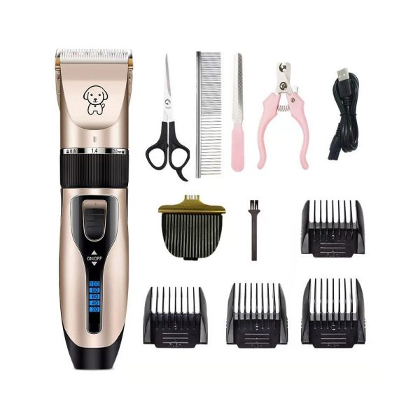 Pet Dog Grooming Clipper Electric Hair Trimmer-USB Rechargeable_0