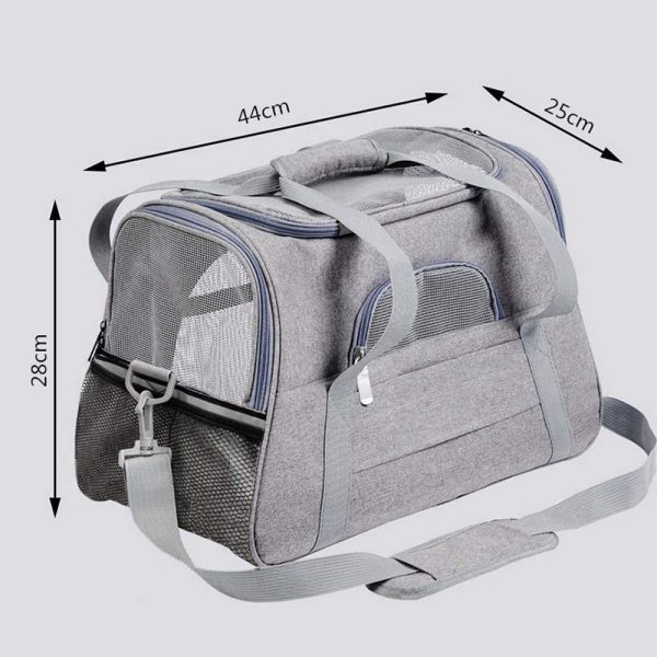 Breathable and Foldable Pet Carrier Safety Pet Travel Handbag_13