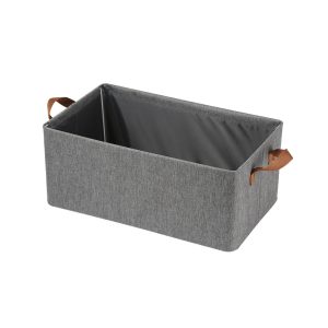 Large Capacity Fabric Storage Open Organizers with Handles