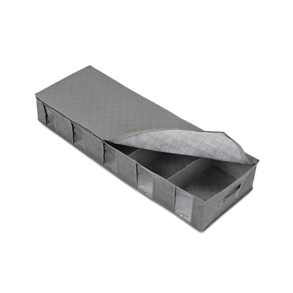 Non-Woven Under the Bed Storage and Organizer with Window_3