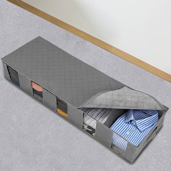 Non-Woven Under the Bed Storage and Organizer with Window_7