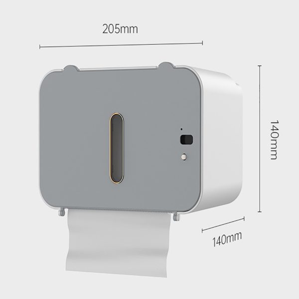 Wall-Mounted Intelligent Induction Automatic Toilet Paper Machine Bathroom Accessories - USB Rechargeable_3