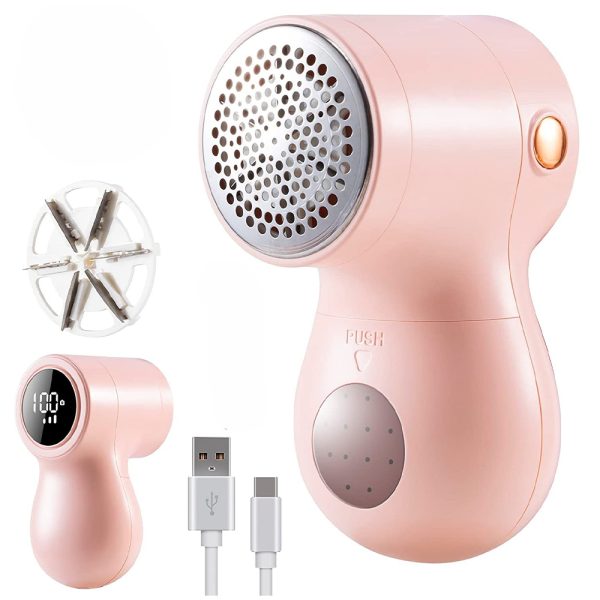 Electric Hairball Trimmer with Intelligent LED Display and 3 Modes - USB Rechargeable_2