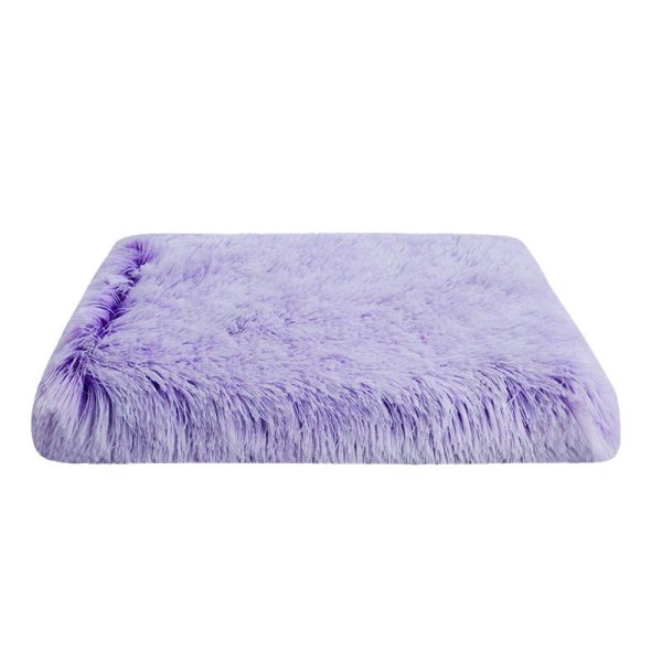 Warm and Fluffy Long-haired Velvet Dog Sleeping Bed_6