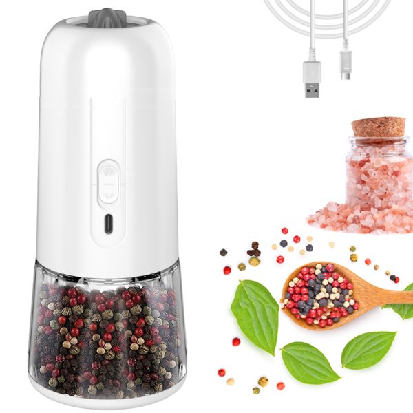 Automatic Salt and Pepper Electric Grinder -USB Rechargeable_7