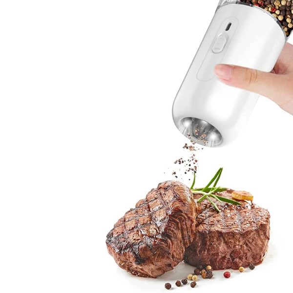 Automatic Salt and Pepper Electric Grinder -USB Rechargeable_6