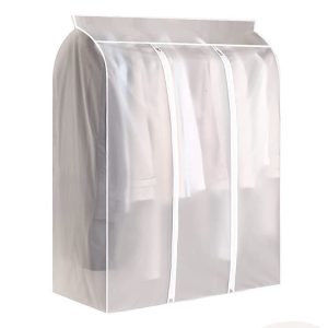 3D Zipper Clothes Dust Cover Garment Wardrobe Bag Storage