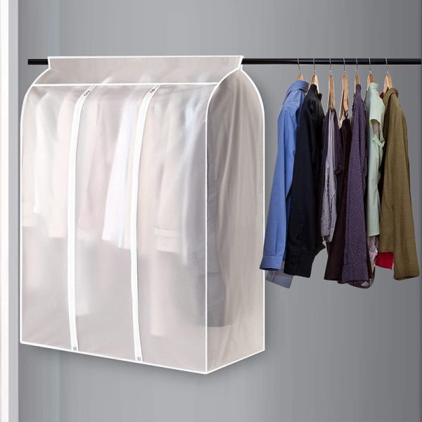 3D Zipper Clothes Dust Cover Garment Wardrobe Bag Storage_2