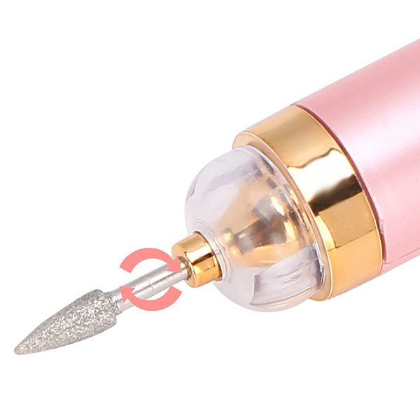 5 IN 1 Electric Nail Drill Kit Full Manicure and Pedicure Tool - USB Rechargeable_8