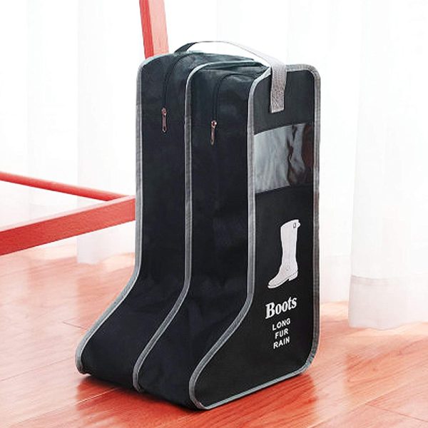 Portable and Dust Proof High Heels Shoe Zippered Travel Storage_10