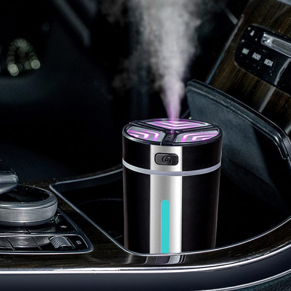 300ml Mini Car LED Air Humidifier Essential Oil Diffuser- USB Rechargeable_9