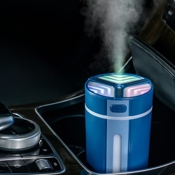300ml Mini Car LED Air Humidifier Essential Oil Diffuser- USB Rechargeable_5