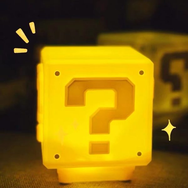Question Block Night Light with Sound -USB Rechargeable_8