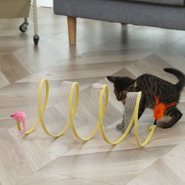 Interactive and Collapsible Pet Tunnel Indoor Playing Accessories_9