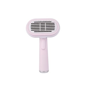 Self-Cleaning Slicker Brush Pet Grooming Brush with Massager