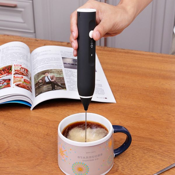 Electric Milk Frother and Egg Beater-USB Rechargeable_14