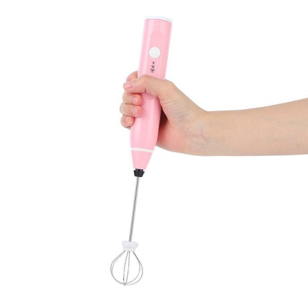 Electric Milk Frother and Egg Beater-USB Rechargeable_5