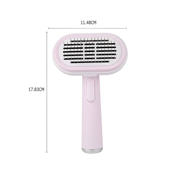 Self-Cleaning Slicker Brush Pet Grooming Brush with Massager_14