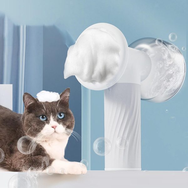 Automatic Foaming Pet Shampoo Dispenser Scrubber Type C Charging_4