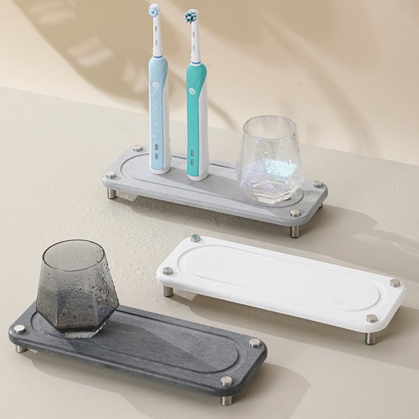 Non-Slip Absorbent Quick Drying Bathroom and Sink Organizer_5