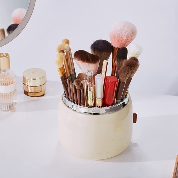A Stylish and Functional 360° Rotating Makeup Organizer Cosmetic Storage Box_9