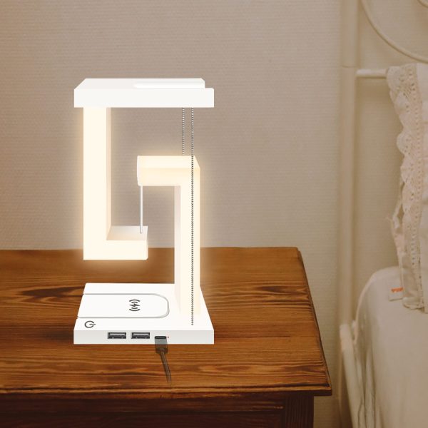 Wireless Charging Suspension LED Table Night Lamp-USB Plugged-in_5