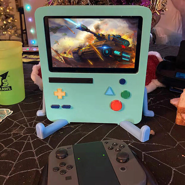 Cute Portable Gaming Console Holder Charging Standing Base_5