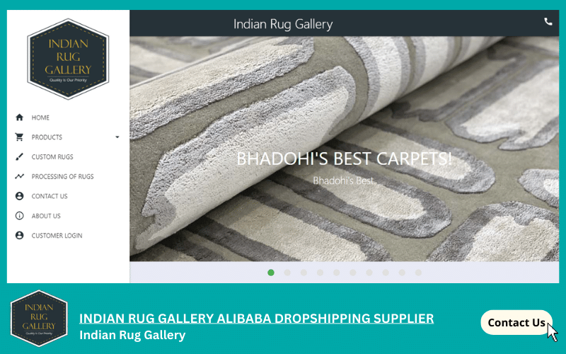 Indian Rug Gallery Alibaba Dropshipping Supplier