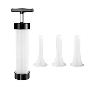 Heavy-Duty Manual Sausage Stuffer with 3 Professional Grade Filling Nozzles
