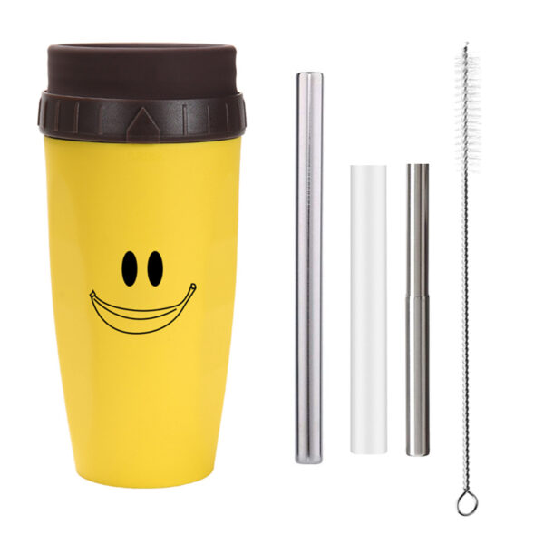 Double Walled Coverless Insulated Straw Cup with Creative Twisting Lid_10