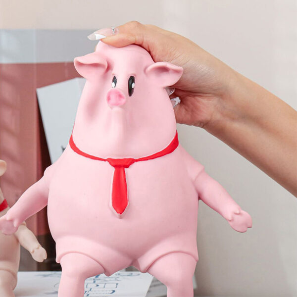 Stress Relief Animal Toy Figure Stretchable Decompression Toy Pig_9
