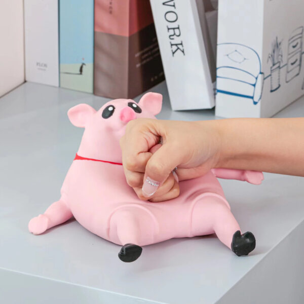 Stress Relief Animal Toy Figure Stretchable Decompression Toy Pig_14