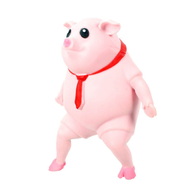 Stress Relief Animal Toy Figure Stretchable Decompression Toy Pig_3